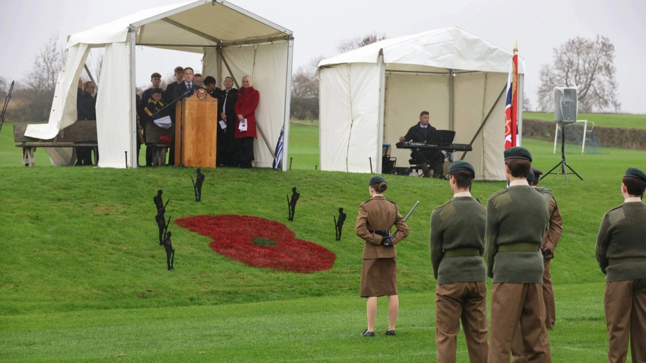 Lest we forget: Barney community comes together to remember
