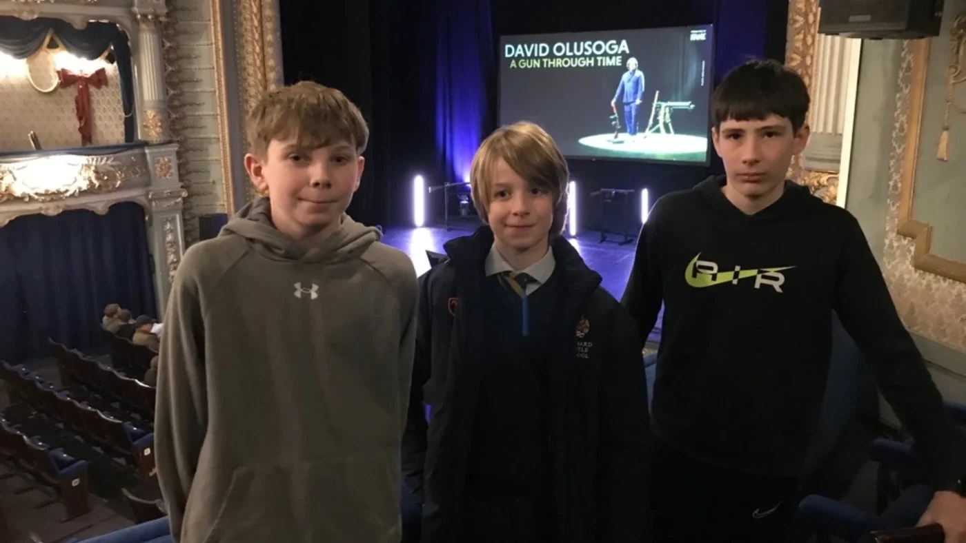 Barney students gain cross-curricular insights at David Olusoga talk