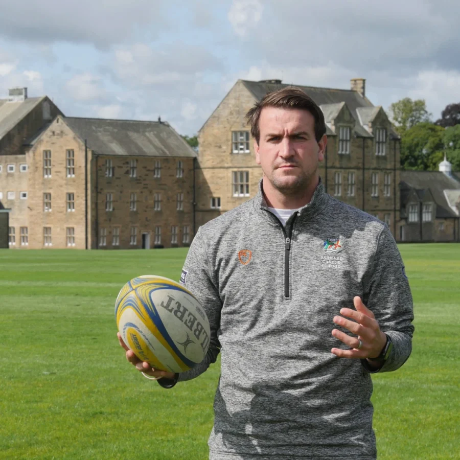 Lee Dickson on the Barney sports field